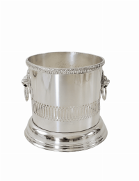 Syphon Stand Pierced English Silver Plate c. 1940