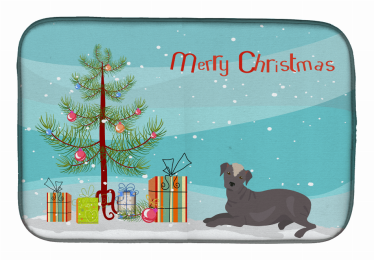 Ecuadorian Hairless Dog Christmas Tree Dish Drying Mat
