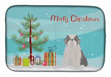 Odis Odessa Domestic Ideal Dog Christmas Tree Dish Drying Mat