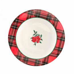 Holiday Porcelain Dinner Plate / Set of 4