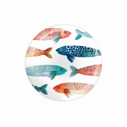 Mullets Melamine Dinner Plate / Set of 4