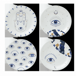 Spirit Eye Porcelain Plate / Set of 4