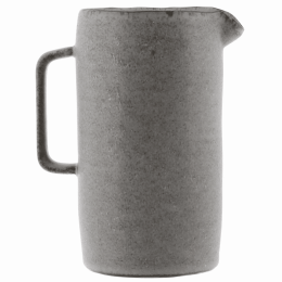 7 Inches Mottled Texture Ceramic Pitcher, Gray