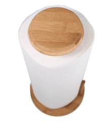 Bamboo Paper Towel Holder
