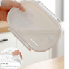 Microwaveable Lunch Box Divided Fruit Box Pupils Portable Lunch Box Fresh-keeping Box - 490ml