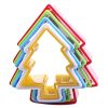 1 Set Cookies Cutter Frame Cake Mould DIY Star Tree Round Heart Flower Mold - Z7 - Tree