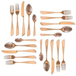 Elegant Western Utensils 20 Piece Flatware Utensil Set 4 In