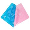 Silicone Non-stick Scale Rolling Dough Mat Liner Baking Fondant Pad Cooking Tool - Blue