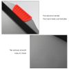 Square Baking Pan with Silicone Handles for Oven - black