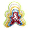 1 Set Cookies Cutter Frame Cake Mould DIY Star Tree Round Heart Flower Mold - Z2 - Flower
