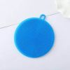 Insulated Decontamination Silicone Kitchen Dishwashing Brush - Purple