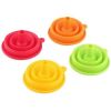 1 Pc Silicone Gel Foldable Collapsible Style Funnel Hopper Kitchen Cooking Tools - Multicolor - one size