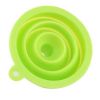 1 Pc Silicone Gel Foldable Collapsible Style Funnel Hopper Kitchen Cooking Tools - Multicolor - one size