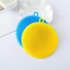 Insulated Decontamination Silicone Kitchen Dishwashing Brush - Green