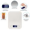 5KG/1G Electronic Kitchen Scale White--YS - as picture