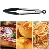 Premium Silicone Kitchen Tongs BPA Free Non-Stick BBQ Cooking Grilling Locking Food Tongs XH - 9 Inch
