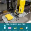 Faucet Sink Splash Guard Kitchen Silicone Faucet Handle Drip Catcher Tray - Gray