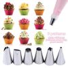 Silicone Cake Mold Baking Bakeware Pan Round 10 Inch and 6 Inch BPA-Free Round Cake Pan Non-Stick - pink - 6inch