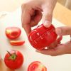Tomato Shape 60 Minutes Kitchen Mechanical Timer Cooking Countdown Reminder - Red