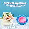 Silicone Cake Mold Baking Bakeware Pan Round 10 Inch and 6 Inch BPA-Free Round Cake Pan Non-Stick - pink - 6inch