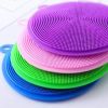 Insulated Decontamination Silicone Kitchen Dishwashing Brush - Green
