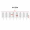 4/8 Cavities Silicone Popsicle Molds Maker With Wooden Sticks for DIY Ice Pop - 4 Grid L(25*14*2cm)