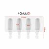 4/8 Cavities Silicone Popsicle Molds Maker With Wooden Sticks for DIY Ice Pop - 4 Grid L(25*14*2cm)